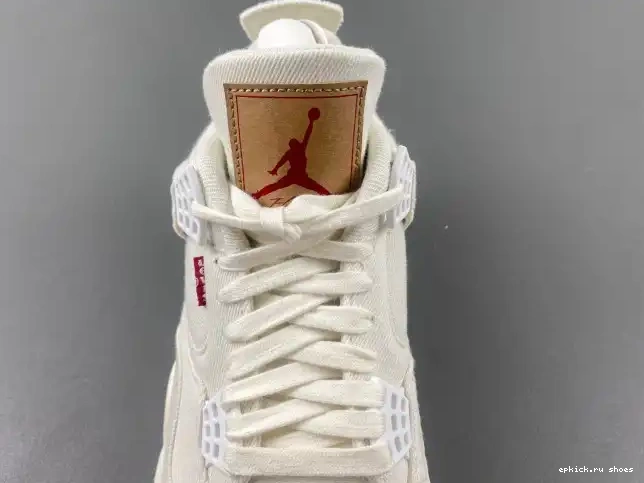 Cheap Jordan x AO2571-100 'White' Levi's 4 Air 0519